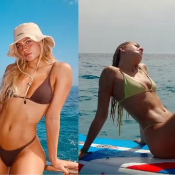 Aos 19 anos e recém-solteira, filha modelo de Eduardo Moscovis curte verão europeu em Ibiza