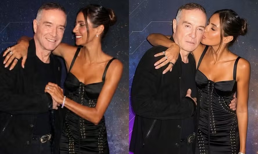 Juntos há 20 anos, Eike Batista e Flavia Sampaio posam juntos em momento raro