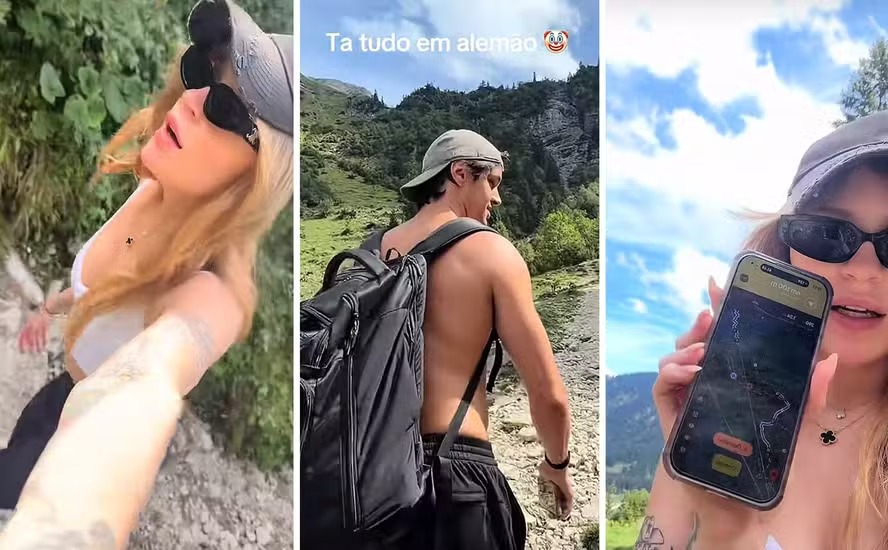 Luísa Sonza e noivo vivem perrengue na Áustria após se perderem em trilha