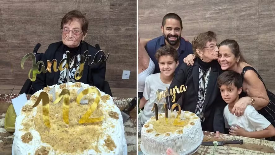 Aos 112 anos, Jandyra Faria revela segredo da vida longa: ‘Dançar forró ajuda’