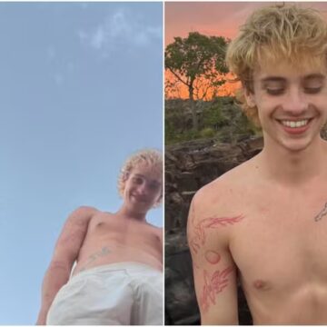 Juliano Floss curte viagem acompanhado após término com Marina Sena