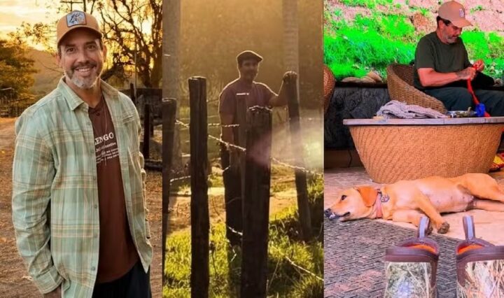 Aos 46 anos, apresentador da Globo transforma sítio em santuário de animais resgatados