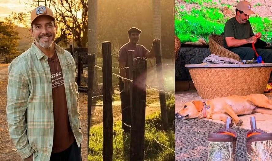 Aos 46 anos, apresentador da Globo transforma sítio em santuário de animais resgatados