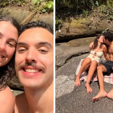 Antes de estreia no Rock in Rio, Bento Gil posa com a namorada: ‘Mais linda do mundo’