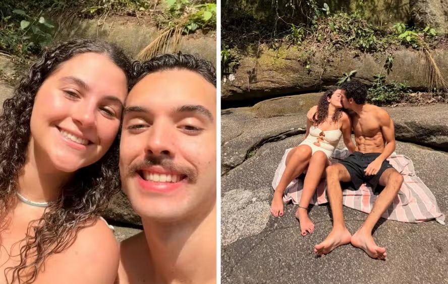 Antes de estreia no Rock in Rio, Bento Gil posa com a namorada: ‘Mais linda do mundo’