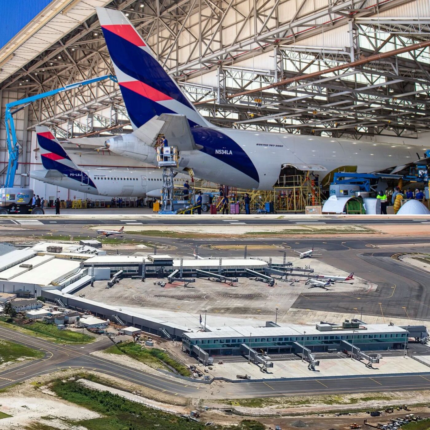 Exclusivo! Salvador ganha novo centro de manutenção de aviões da Latam
