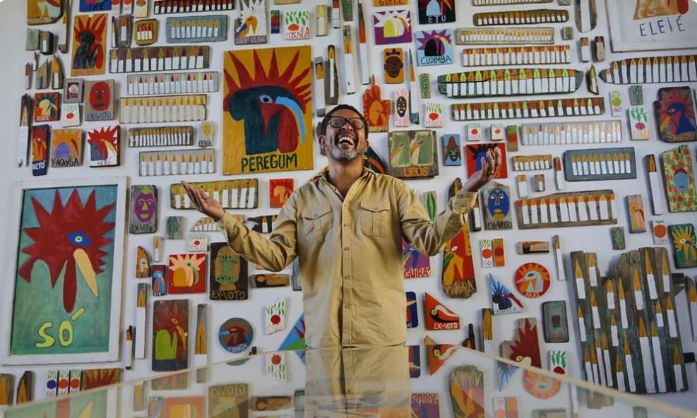 Fundador do Acervo da Laje, Zé di Cabeça leva arte do Subúrbio de Salvador à SP-Arte