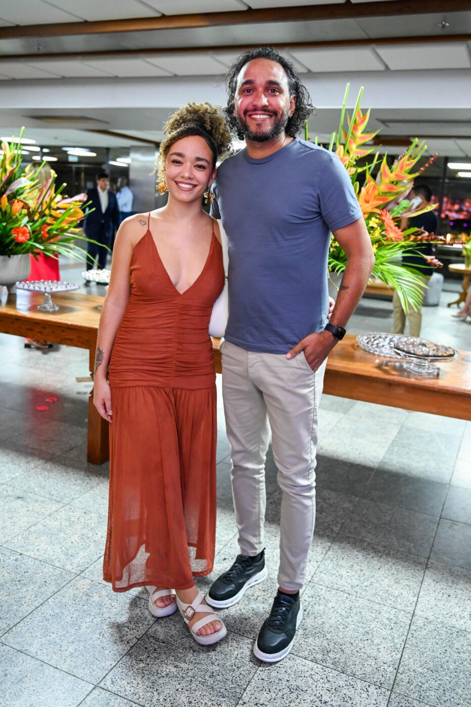 Dindara Paz e Alan Dantas