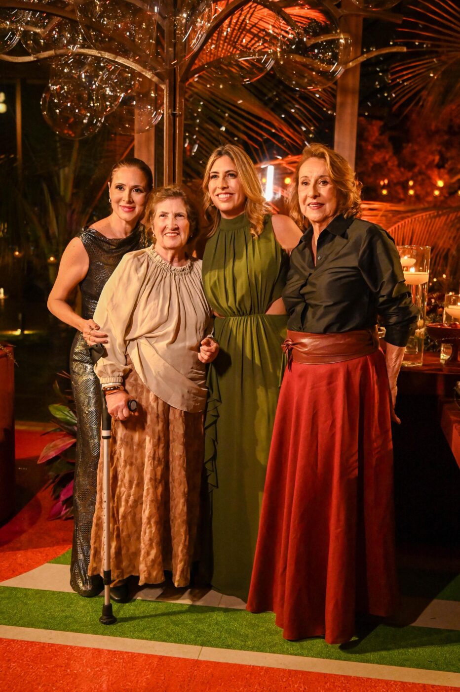 Paula Papaleo, Iêda Margarida, Carla Greenhalgh e Tuvinha Papaleo