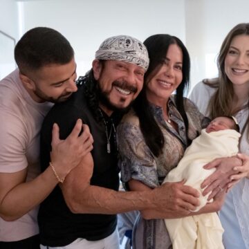 Bell Marques e os filhos, Rafa e Pipo, celebram chegada de bebê à família com álbum de músicas para ninar