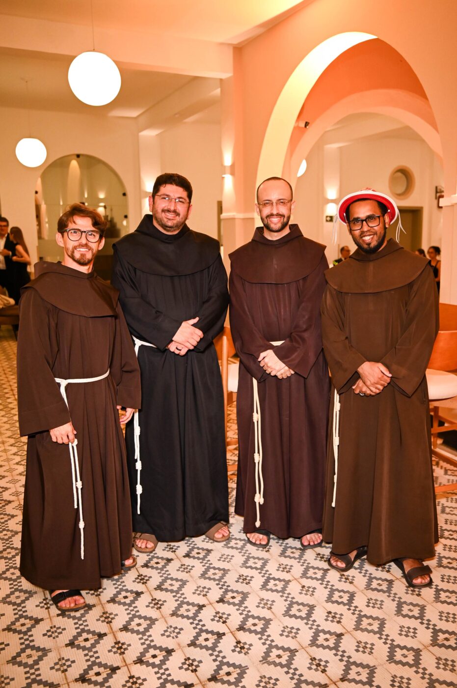 Frei Pedro Júnior, Frei Rogério Lopes, Frei Aleanderson e Frei Lorrane