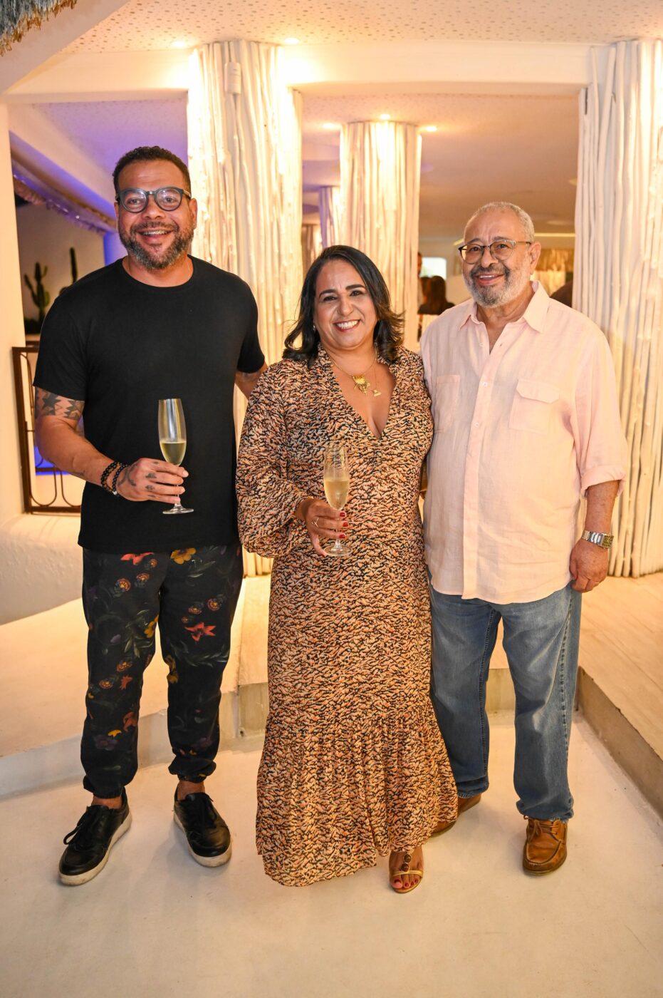 Edson Dantas, Nara Amaral e Carlos Bina