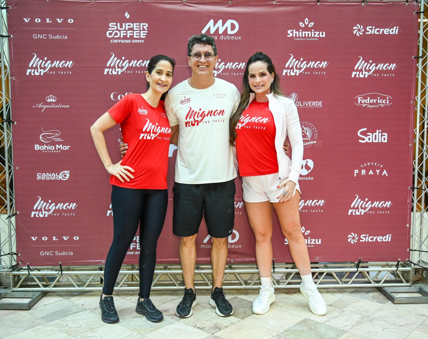 Manuela Martins, Paulo Bahia e Bruna Martins