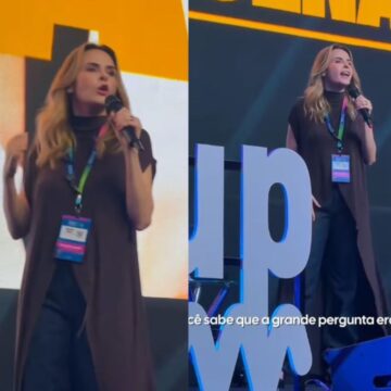 Ana Paula Renault é criticada após palestra em evento de empreendedorismo viralizar: ‘Virou coach?’
