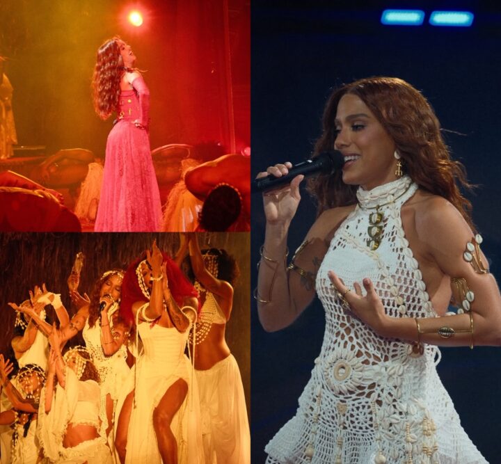 Anitta estreia turnê Equilibrivm com homenagem a Oxum, em Porto Alegre; veja fotos