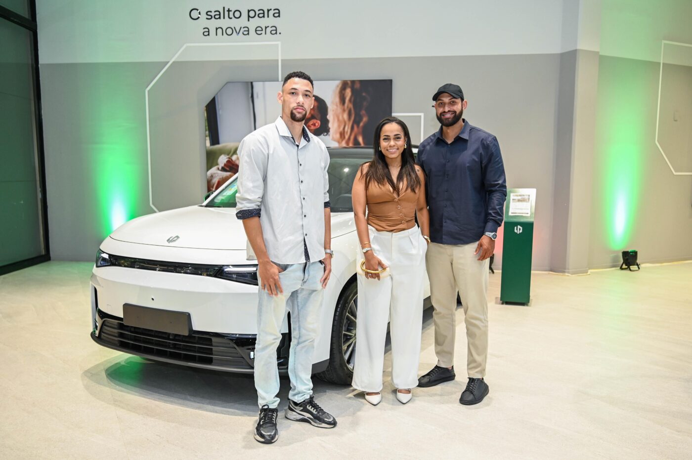 Carlos Silva, Vanessa Santana e Nemenson Silva