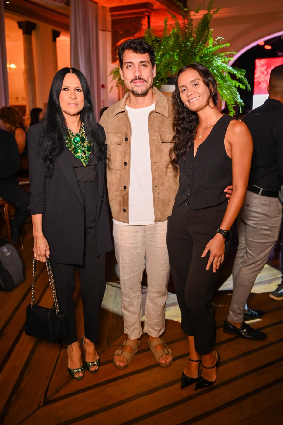 Kelba Varjão, Lucca Varjão e Carolina Ferraz