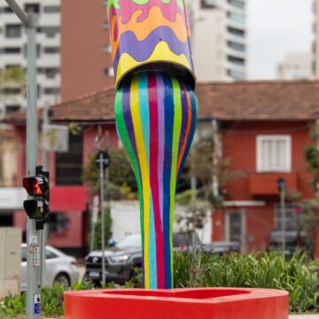 Escultura monumental de 6 metros será inaugurada em praça de São Paulo