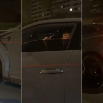 Jovens filmam Lamborghini de R$ 4,3 milhões e se surpreendem com craque da França ao volante