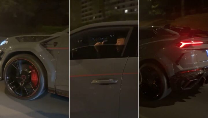 Jovens filmam Lamborghini de R$ 4,3 milhões e se surpreendem com craque da França ao volante