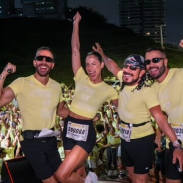 Em véspera de Dia dos Pais, Bell e filhos participam do projeto esportivo Corrida 100% Você, em São Luís