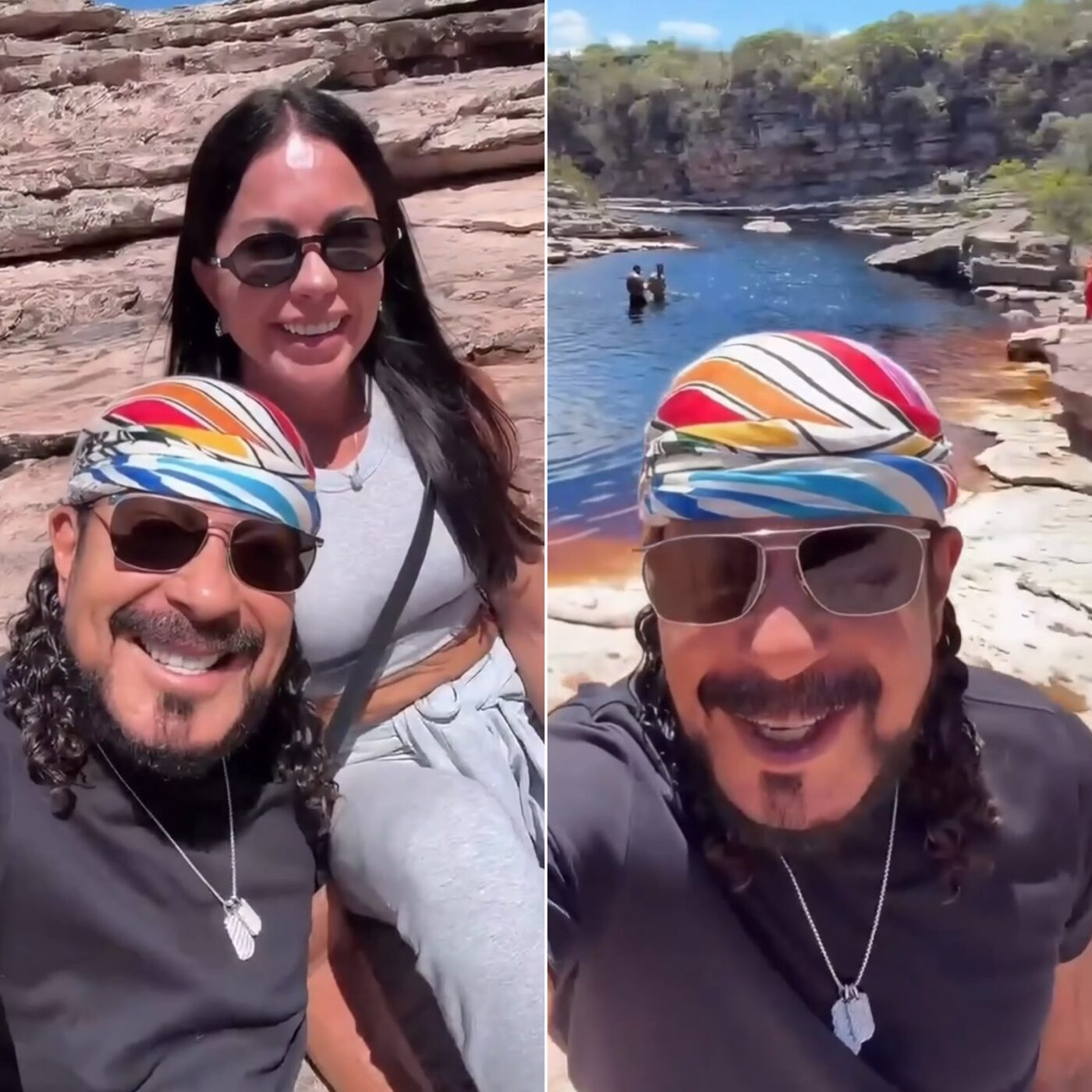 Bell Marques e Aninha visitam famosa cidade na Chapada Diamantina