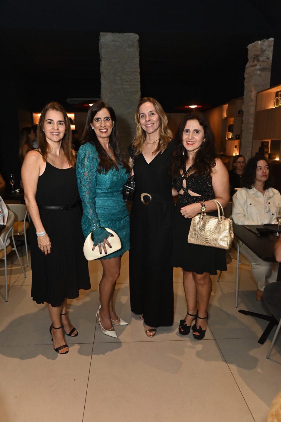 Rita Magnavita, Fernanda Bahia, André Tombo e Ticiana Fahel