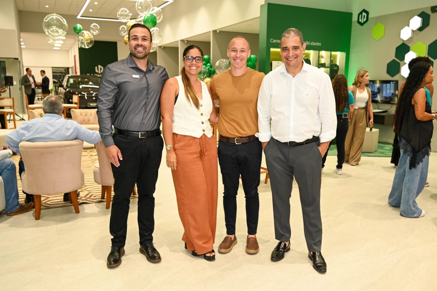 Lucas Melo, Ane Lima, Fábio Peres e Marcelo Santana