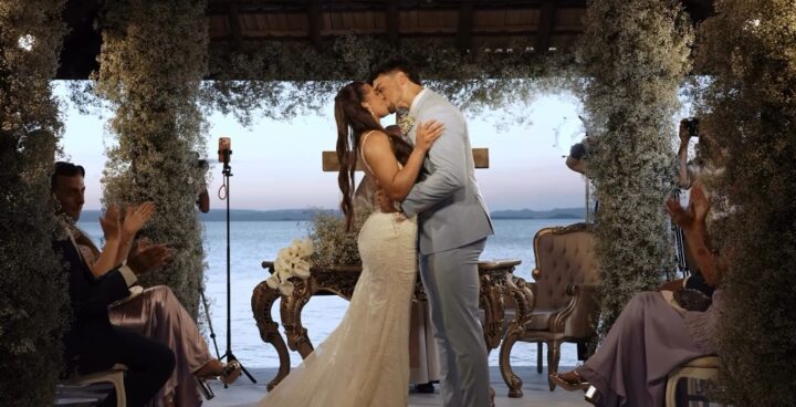Carla Perez publica vídeo emocionante com registros do casamento do filho Victor Alexandre; confira