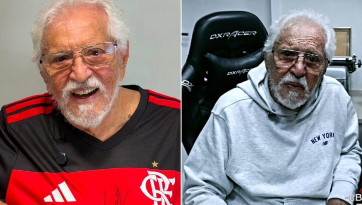 “Zico foi um deus”; Carlos Alberto de Nóbrega chora ao receber presente do Galinho e relembra momento emocionante