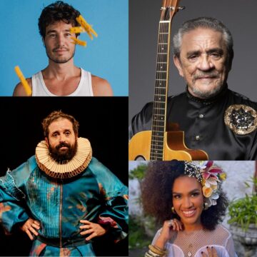 Gregório Duvivier, Zé Ramalho e mais; confira a agenda de agosto da Concha Acústica