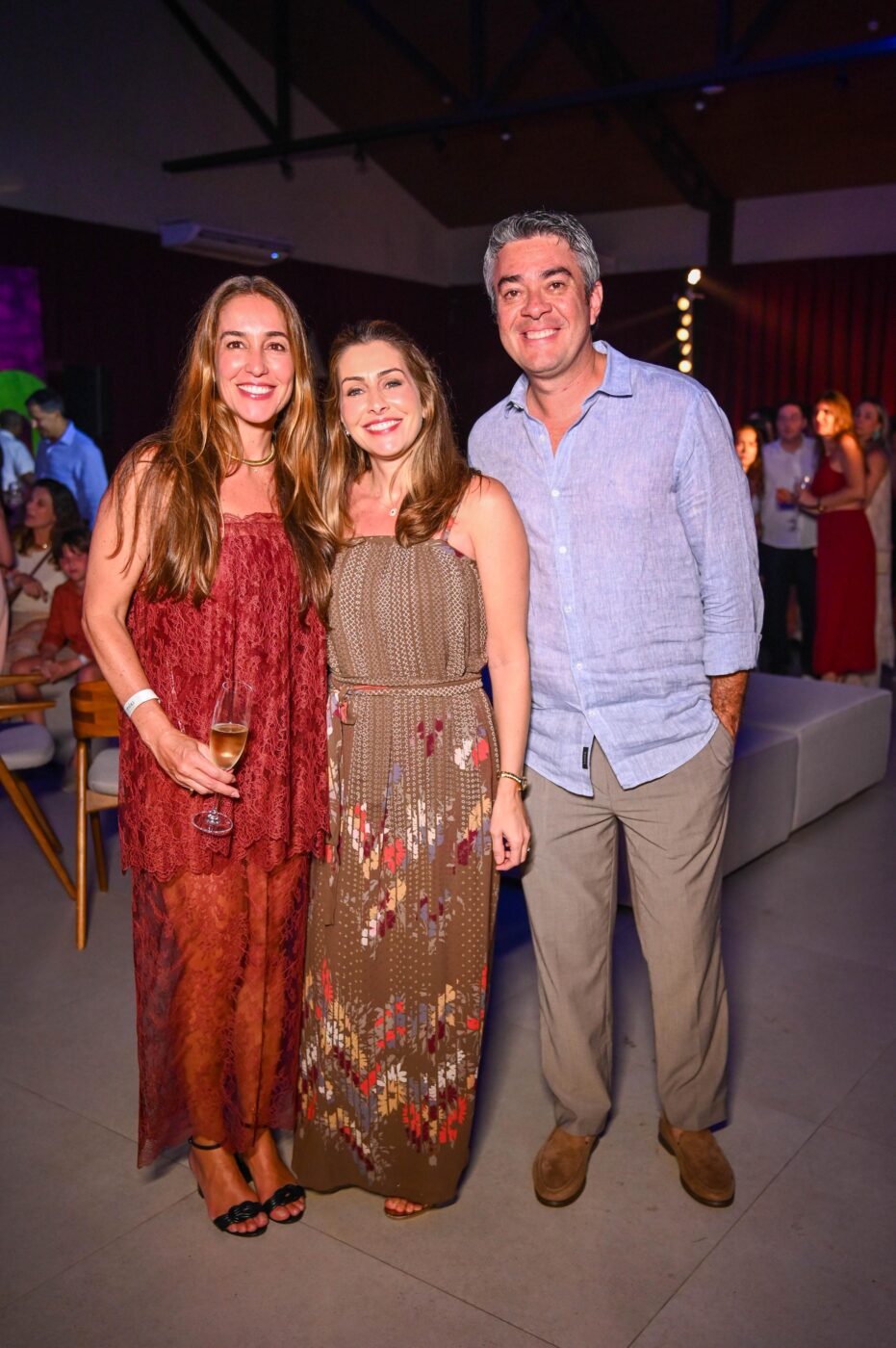 Elisa Biagi, Flávia e Miguel Amorim