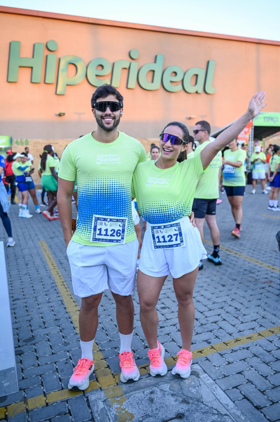 Rafael Lopes e Evelyn Araújo