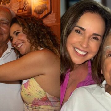 Daniela Mercury homenageia pai com fotos raras em rede social: ‘Seu amor me faz uma mulher forte e altiva’