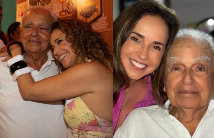 Daniela Mercury homenageia pai com fotos raras em rede social: ‘Seu amor me faz uma mulher forte e altiva’