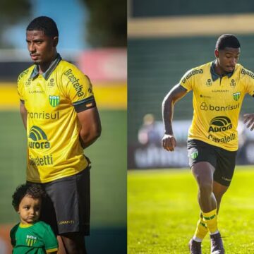 Vídeo de jogador do Ypiranga com o filho antes de partida emociona após tragédia