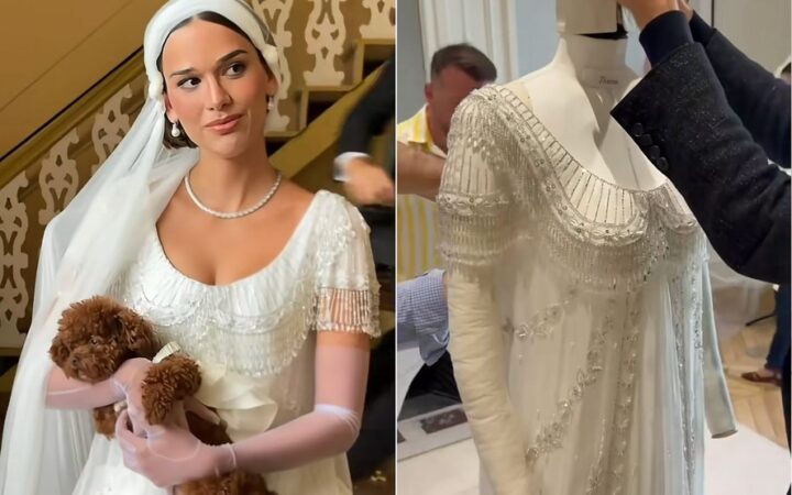 Theresa Fonseca revela perrengue em prova de vestido de noiva: “Achei que fosse desmaiar”