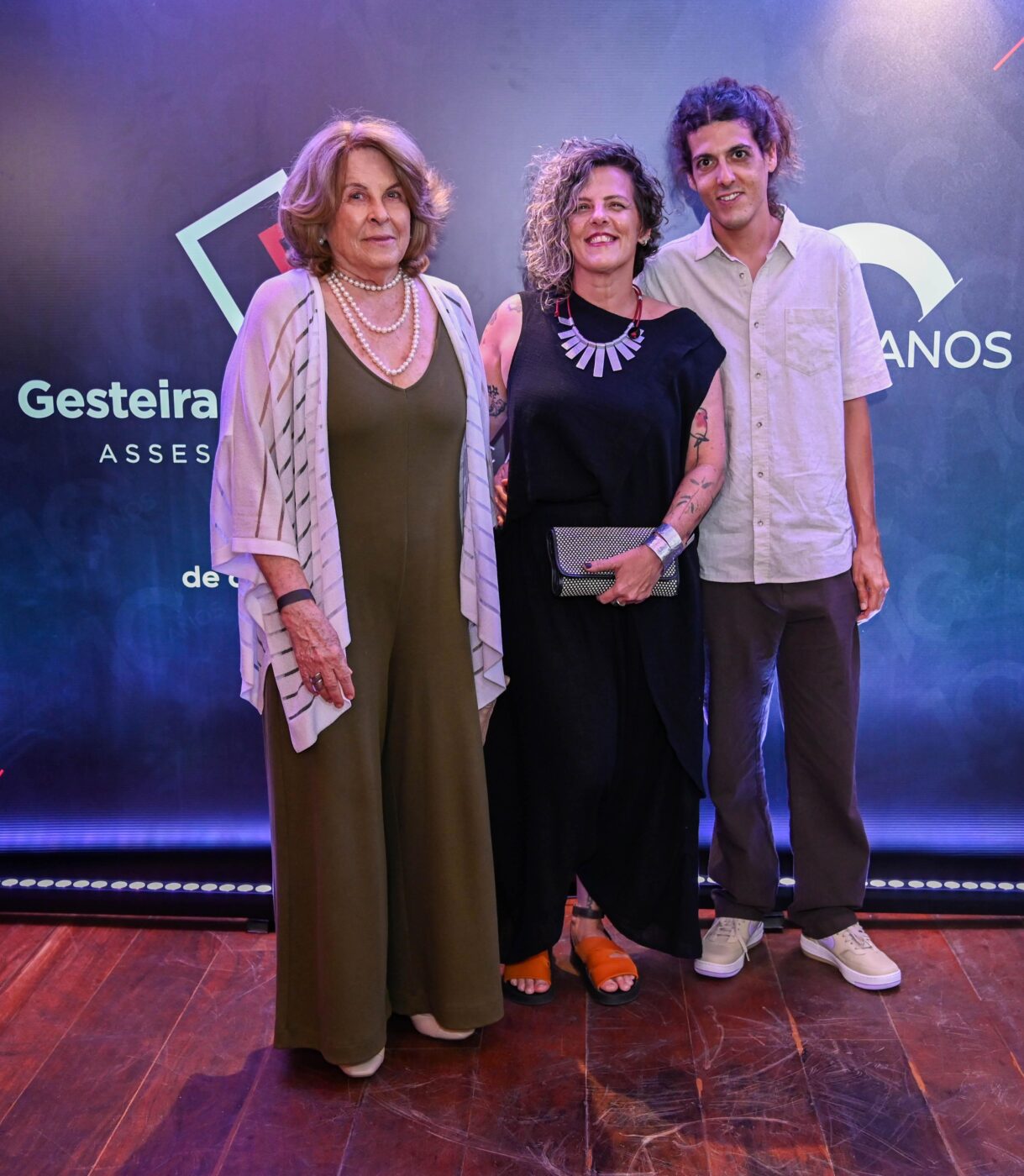 Graça, Andrea Gesteira e Luiz Ribeiro