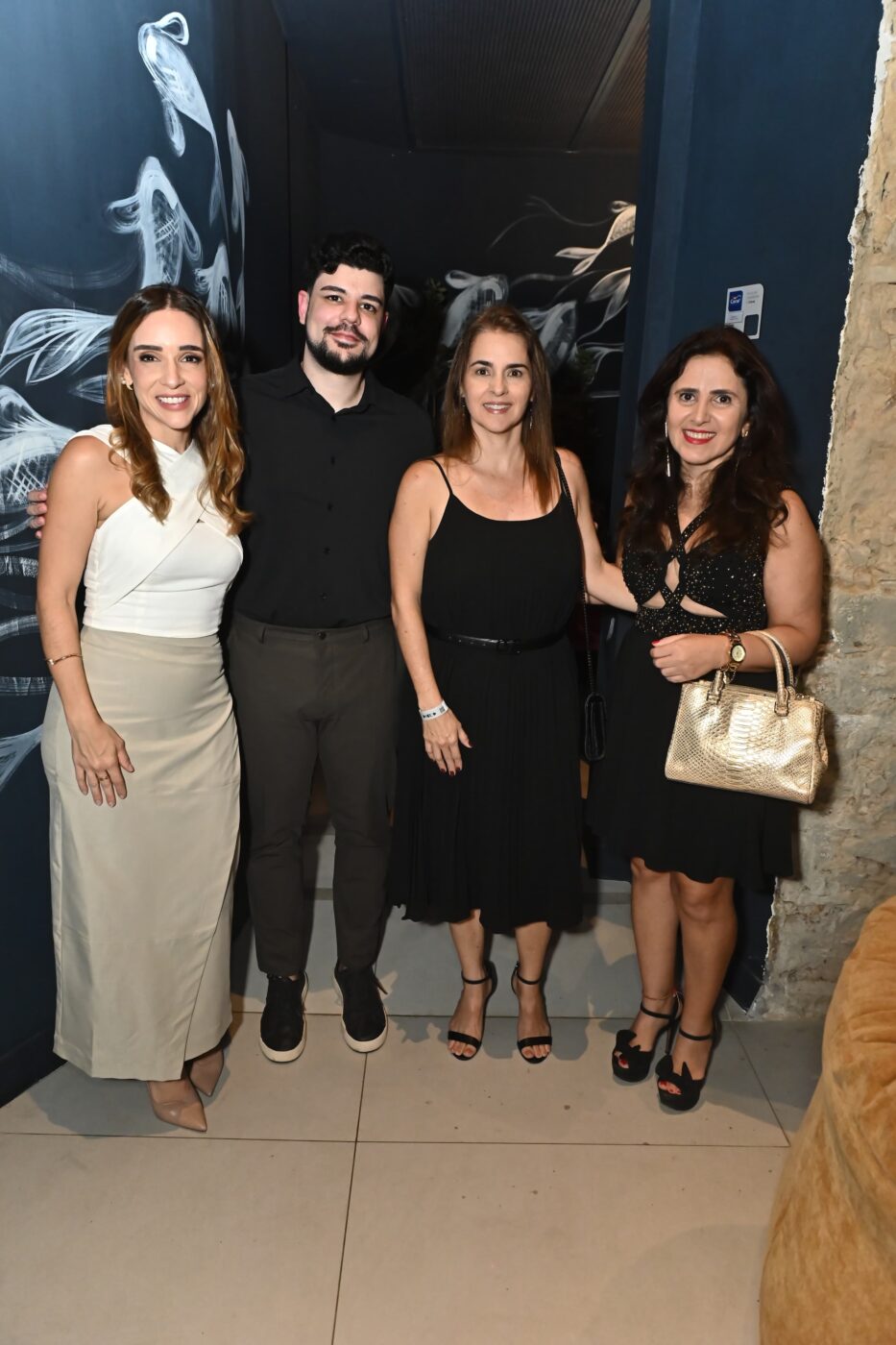 Paula Riserio, Marco Reis, Rita Magnavita e Ticiana Fahel