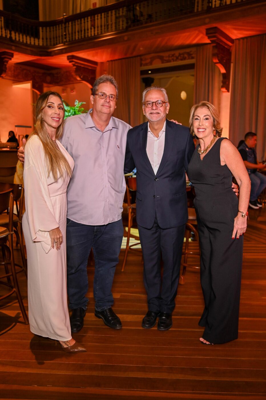 Fernanda Lacorte, Fabio Rocha, Isaac Edington e Tuca Zamaroni 