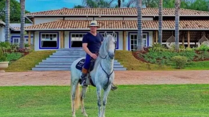 Aos 47 anos, cantor sertanejo transforma fazenda de R$ 30 milhões em refúgio familiar com cachoeira