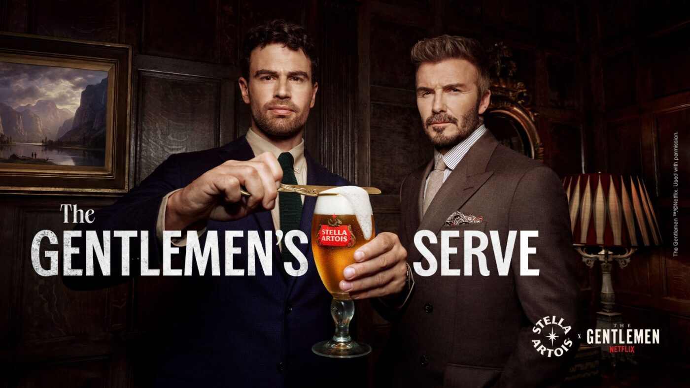 David Beckham e Theo James estrelam campanha global inspirada em ‘Magnatas do Crime’
