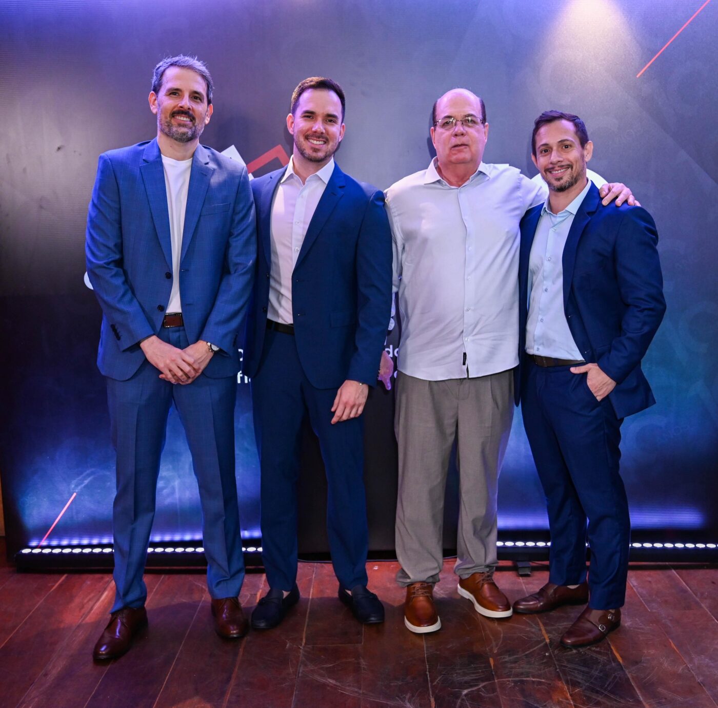 Ricardo Gesteira, Rodrigo Oliveira, Wanderley Ribeiro e André Fialho 