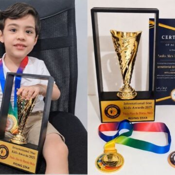 Aos 3 anos, menino nordestino com QI 132 ganha prêmio internacional de inteligência