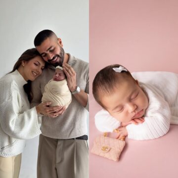 Rafa Marques e Patricia Guerra mostram primeiro ensaio newborn da filha; veja fotos