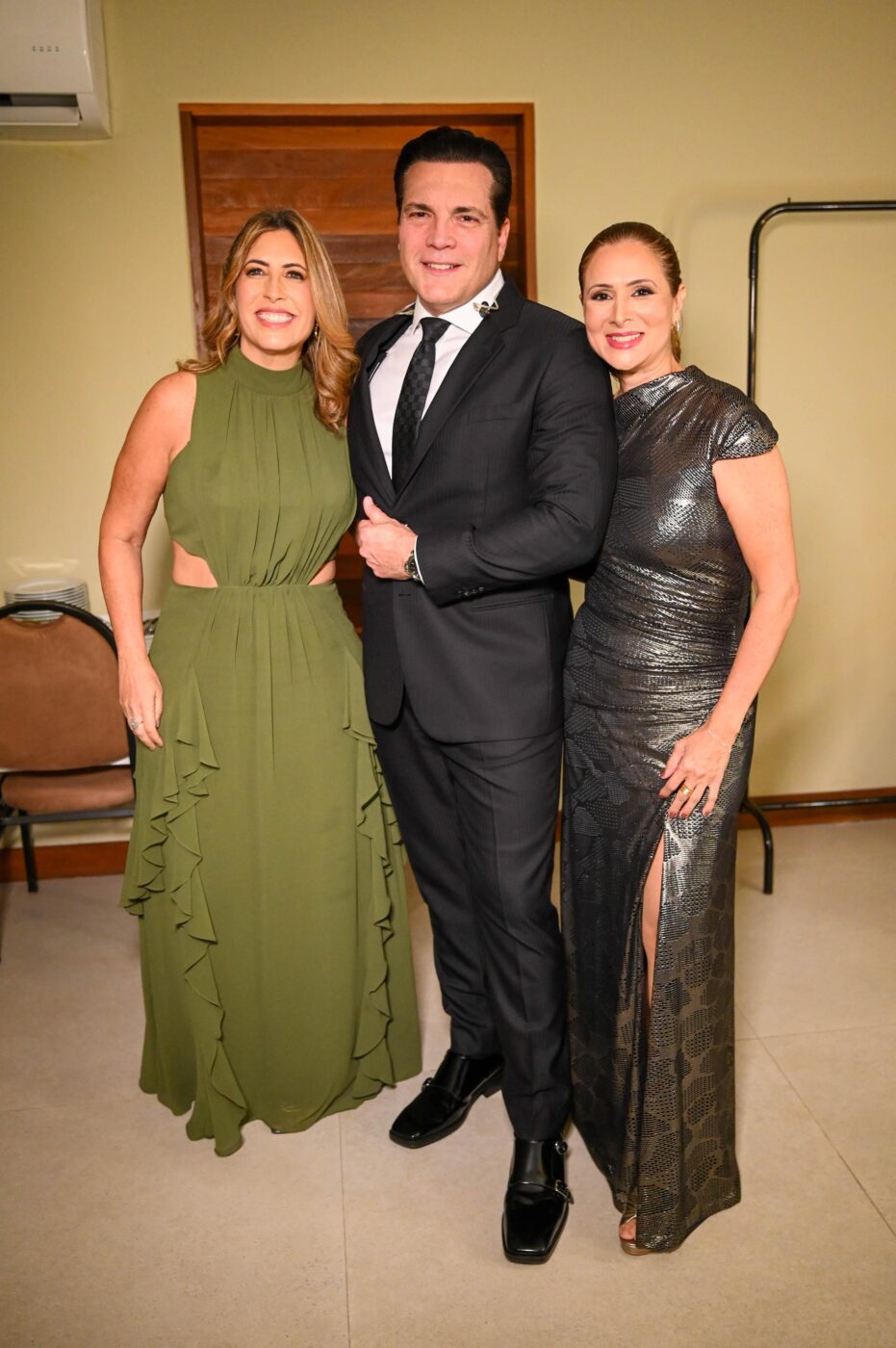 Carla Greenhalgh, Daniel Boaventura e Paula Papaleo 
