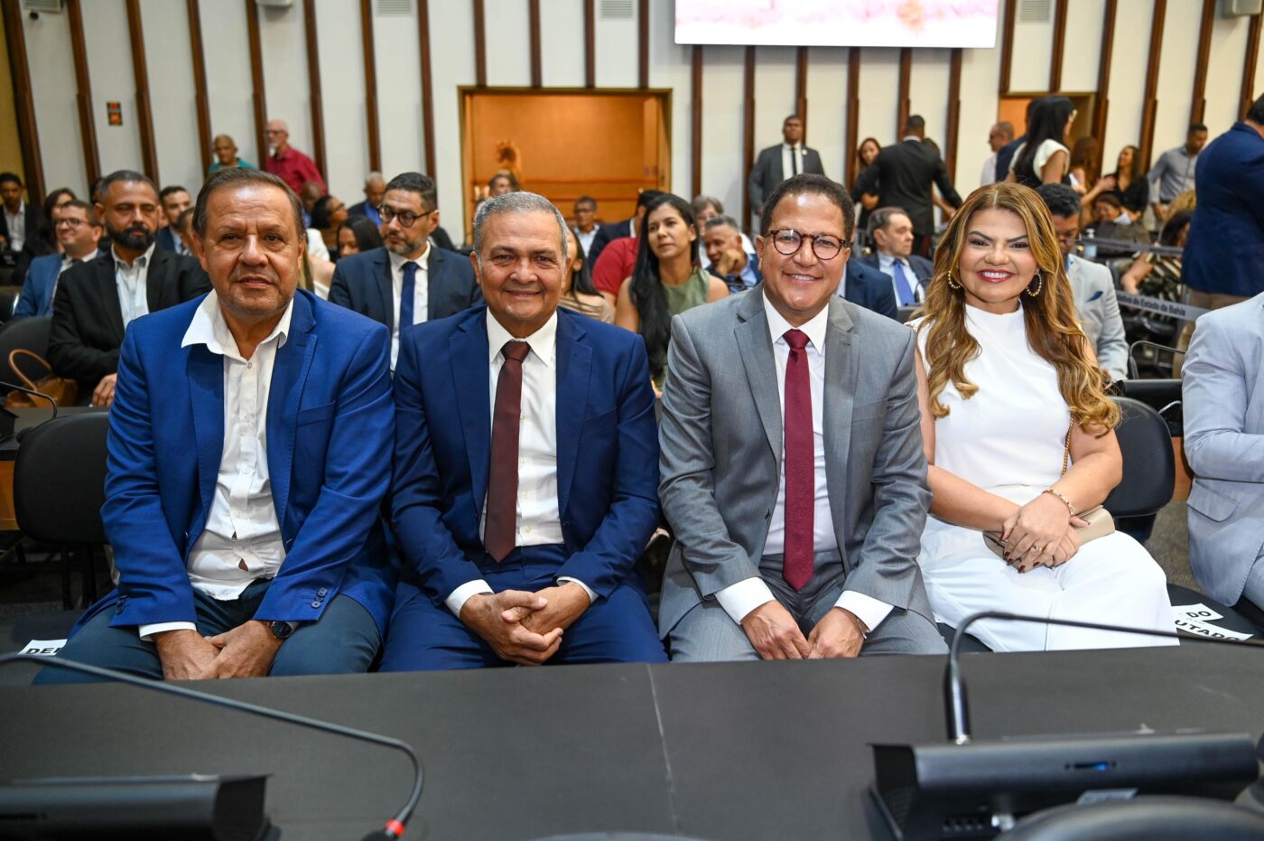 Luiz Trinchão, Duda Leite, Augusto e Andréia Castro