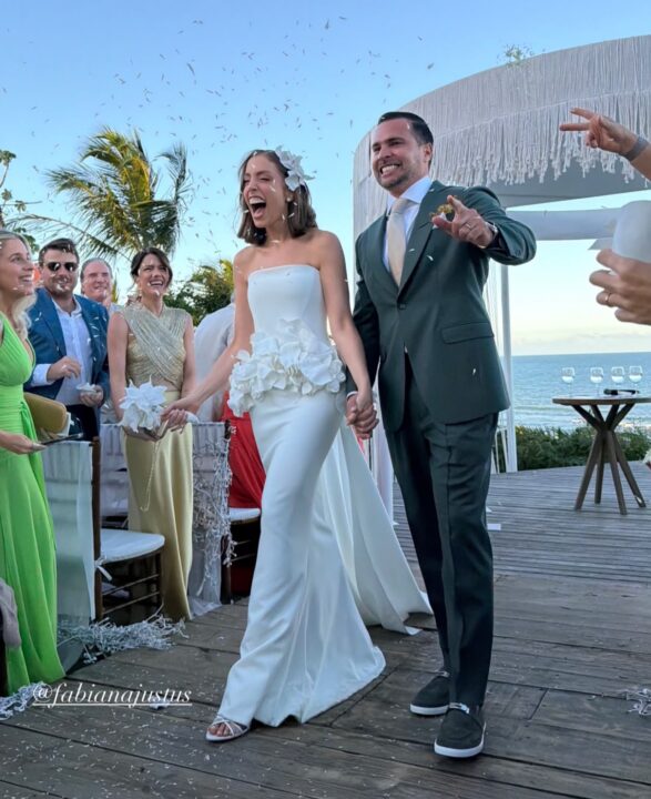 Fabiana Justus se casa pela 2ª vez com Bruno Levi D’Ancona em festa emocionante na Bahia