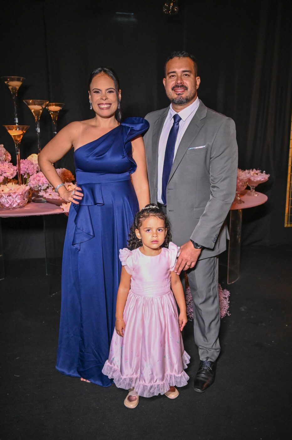 Samara Cardoso, Armando Alonso e Luna Alonso