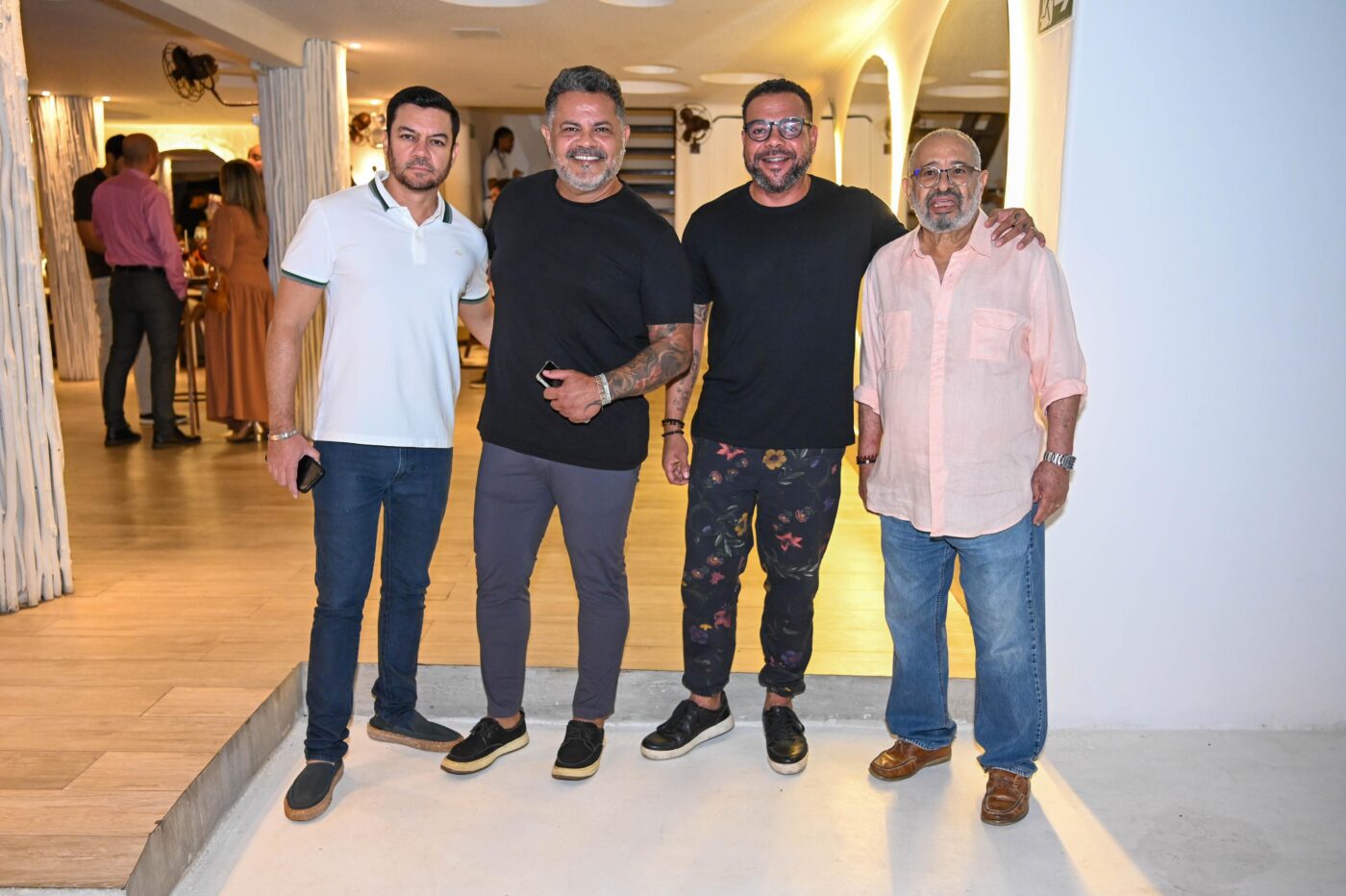 Geraldo Pinheiro, Marcos Sanfer, Edson Dantas e Carlos Bina